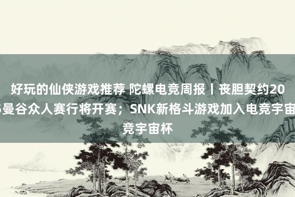 好玩的仙侠游戏推荐 陀螺电竞周报丨丧胆契约2025曼谷众人赛行将开赛；SNK新格斗游戏加入电竞宇宙杯